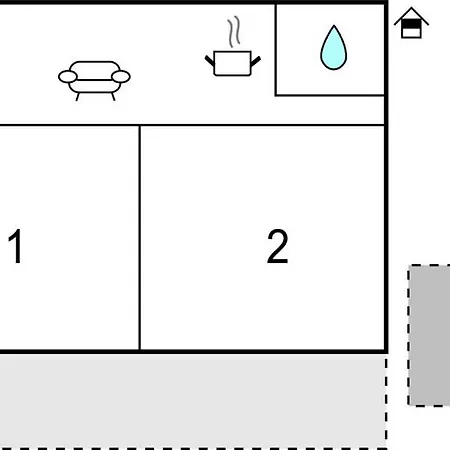 Lejlighed Lovely In Rab With Kitchen *