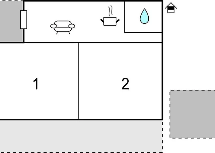 アパート Lovely In Rab With Kitchen *